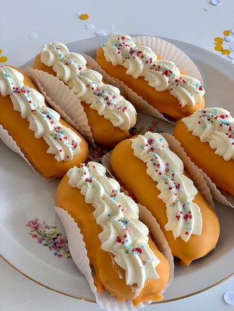 GLUTENVRIJE Koningsdag Eclair
